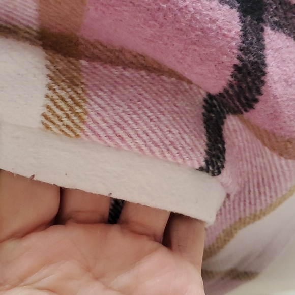 Warm Pink Plaid Jacket/Shacket/Top - Picture 4 of 5